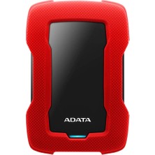 Adata Veri HD330 Harici Sabit Disk (1000 Gb, 2, 5 Inç, Micro-Usb B, 3.0 (3,1 Gen 1) USB Portu, Kırmızı