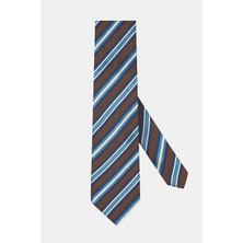 Vakko Diagonal Striped Silk Tie