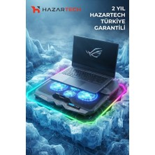 Hazartech CFG-0323 Laptop Soğutucu 4 Turbo Fanlı Siyah