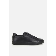 Yaya By Hotiç Erkek Siyah Deri Bağcıklı Sneaker
