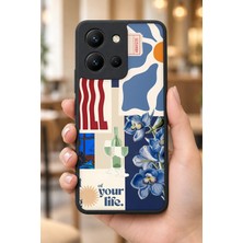 BG AKSESUAR Vivo Y36 Uyumlu Retrochill Desenli Kamera Korumalı Darbelere Dayanıklı Kılıf