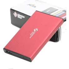 Masterstor 250GB Harici Sabit Sürücü USB 3.0 Ultra Hızlı Sabit Sürücüler 2.5 Inç Taşınabilir Sata Notebook Sabit Sürücü Kırmızı (250GB)