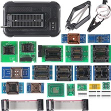 Aceırmc T48 (TL866-3G) Programcısı, Spı/nor/nand Flash/emmc Bga/tsop/sop/plcc Için 34000+ Ics'yi Destekledi (T48 Programcı Ana Bilgisayar + 19 Adaptör)