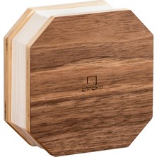 Gingko Smart Accordıon Lamp Walnut