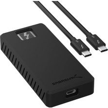 Sabrent Rocket Xtrm 5 4 Tb Thunderbolt 5 Taşınabilir Ssd, 80 Gbit / S Bağlantı, 64 Gbit / S Iletim, Tb4 Tb3 Usb4 USB 3.2 20 Gbit / S 10 Gbit / S 5 Gbit / S, Sağlam Alüminyum ve