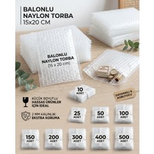 Dalpak Ambalaj 15X20 cm Balonlu Naylon Torba 2 mm – Küçük Boy Hassas Ürün Kargo Koruyucu Ambalaj