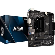 Asrock MB J4125M Intel J4125 Cpu M- Atx Dvı/hdmı Ddr4 Perakende, 90-MXBCA0-A0UAYZ