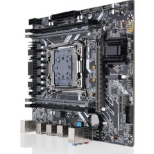 Licaevey Lıcaevey Lga 2011-3 Için Lıcaevey X99 Micro-Atx Gaming Anakart, I7 & Xeon E5 V3 / V4 Cpu'ları, 4x Ddr4 128 Gb, Çift M.2 Nvme / Ngff, Gigabit Lan, Sata 3.0'ı Destekler