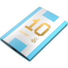 Lexar 1tb SL500 Taşınabilir SSD Afa Edition Dünya Kupası Pc & Mac, Iphone, Smartphones, Tabletler, Ps5, Xbox, 2000 Mb/s'ye Kadar Read (LSL500X001T-RNXNU) ile Uyumlu