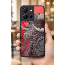 BG AKSESUAR Vivo Y36 Uyumlu Viking Desenli Kamera Korumalı Darbelere Dayanıklı Kılıf
