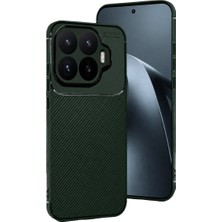 Efnaz Style Xiaomi Mi 17T Auto Focus Karbon Kapak - Koyu Yeşil