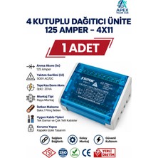 Sutem 4 Kutuplu Dağıtıcı Ünite 125 Amper 4X11 - 1 Adet