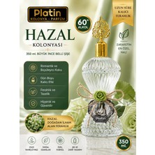 Platin Kolonyaları 350 Ml. Büyük Ince Belli Cam Şişe Hazal Kolonyası