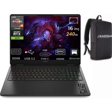 Hp Omen 16-AP0014NT Ryzen 9-8940HX C12CJEA-K12 96GB 2tb+2tb RTX™5070 8gb Freedos 16 Inç Wqxga 240Hz Gaming Laptop