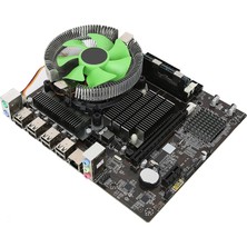 Cigemay Desktop-Computer-Anakart-Kit, X58 Anakart + X5650CPU + 8g Bellek Modülü + Isı Emici Kiti, Hava Hacmi ile Isı Emici, Xeon X5650 Cpu Için Uygundur