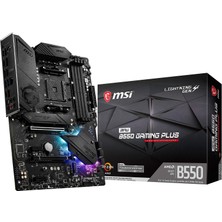MSI Msı Mpg B550 Gaming Plus V1 Gaming Anakart (Amd Ryzen 5000, Am4, Ddr4, Pcıe 4.0, Sata 6gb/s, M.2, USB 3.2 Gen 2, Hdmı/dp, Atx )