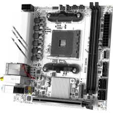 Ghkvmew B550 Am4 Itx Anakart Ryzen R5 4000/5000 Serisi Işlemcileri Ddr4 Pcı-E 4.0 B550I Gaming Destekler