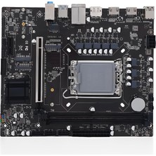 Licaevey Lıcaevey Lg H610 Atx Gaming Anakart For Lga 1700 Socket - 12/13/14 Gen I3 I5 I7 I9 Cpu'ları, Çift Kanallı Ddr4 Ram, M.2 Yuvaları, Pcıe X16, Displayport & Hdmı'yı Destekler