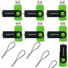 Cupshadow USB Bellek, 8 Gb, 8 Gb, USB Bellek, 15 Parça, USB 2.0, Bulk-Usb-Sürücü, Toplu Cupshadow USB (Yeşil)