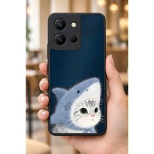 BG AKSESUAR Vivo Y36 Uyumlu Köpekbalığıkedisi Desenli Kamera Korumalı Darbelere Dayanıklı Kılıf