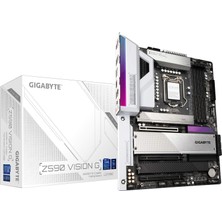 Gigabyte Gıgabyte Z590 Vision G (Lga 1200 / Intel Z590 / Atx / 3x M.2 / Pcıe 4.0 / USB GEN2X2 Type-C/2.5gbe Lan / Anakart)