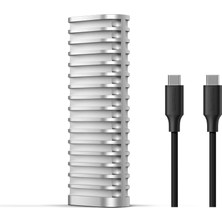 Terramaster D1 SSD M.2 Nvme SSD Kasa, USB 3.2, 10 Gbit/s Type-C (Disksiz)