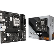 Asrock A620AM-P Amd A620A Soket Am5 Mikro Atx (90-MXBVJ0-A0UAYZ)