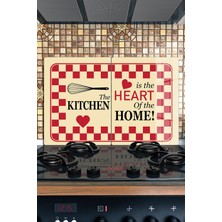 Reflexa Ocak Arkası Cam Koruyucu – Kıtchen Desen Isıya Dayanıklı Dekoratif Cam Panel 40 x 30 cm * 2 Adet
