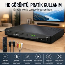 Lonpoo Blu-Ray Oynatıcı "dvd'lerinizi 1080P Kaliteyle Büyük Ekrana Taşıyın"