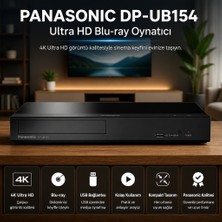 Panasonic 4K UHD Blu-Ray Oynatıcı "dolby Atmos Desteğiyle Film Sesini Çevrenize Taşıyın"