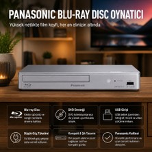 Panasonic Blu-Ray Oynatıcı "disk ve USB Arşivinizi Tek Cihazda Oynatın"