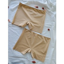 Best Bra 2'li Kadın Lazer Kesim Toparlayıcı Şort Boxer