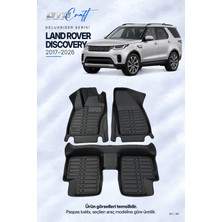 Otocraft Land Rover Discovery (2017-2026) Araca Özel Deluxrider Lüks Havuzlu Paspas Tam Set 3 Parça
