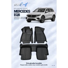 Otocraft Mercedes Eqb (2022-2026) Araca Özel Deluxrider Lüks Havuzlu Paspas Tam Set 3 Parça