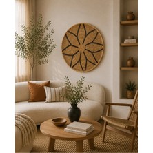 El Yapımı Rattan Dekoratif Duvar Tabağı – 40 cm
