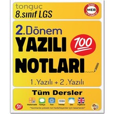 TeknoKapsül 8. Sınıf Yazılı Notları 2. Dönem 1 ve 2. Yazılı