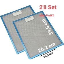 ARC-PART Bosch DWB65BC50T/01 Alüminyum Filtre  26,2X33,5 cm - 2'li Set