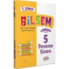 TeknoKapsül Editör Yayınları 1. Sınıf Bilsem Tamamı Çözümlü 5 Deneme Sınavı