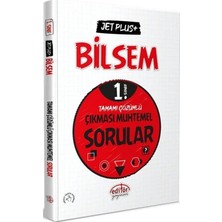 TeknoKapsül Editör Yayınları 1. Sınıf Bilsem Jet Plus Tamamı Çözümlü Çıkması Muhtemel Sorular