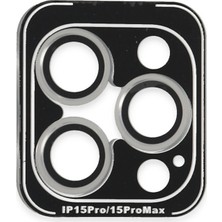 Hsc Bilişim Joko Apple iPhone 15 Pro Max Pvd Metal Kamera Lens - Gümüş