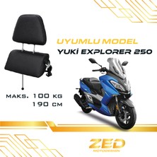 Threeback / Yuki Explorer 250 Uyumlu / Bel ve Sırt Dayama ve Yolcu Yükseltme Sistemi