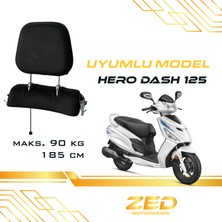 Threeback / Hero Dash 125 Uyumlu / Bel ve Sırt Dayama ve Yolcu Yükseltme Sistemi