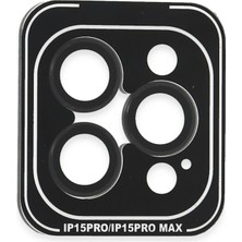 Hsc Bilişim Joko Apple iPhone 15 Pro Max Pvd Metal Kamera Lens - Siyah