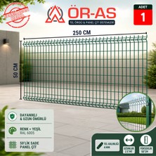 Ör - As Tel Örgü & Panel Çit Sistemleri Ör-As Tel Örgü Panel Çit Tel Sistemleri Bahçe Teli Panel Çit 50 cm x 250 cm = 1 Adet