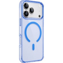 Vuralsin38 Apple iPhone 18 Pro Max/17 Pro Max Kılıf Pc Real Magsafe Kapak - Sierra Blue