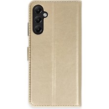 Vuralsin38 Samsung Galaxy A05S Kılıf Trend S Plus Kapaklı Kılıf - Gold