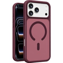 Vuralsin38 Joko Apple iPhone 18 Pro Jota Magsafe Kapak - Bordo