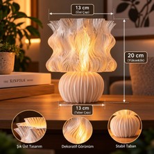 Emas Design Waveglow Dekoratif Masa Lambası – Modern Dalgalı Tasarım