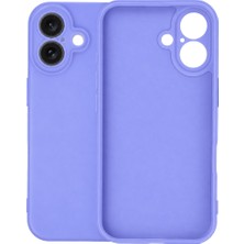 Vuralsin38 Apple iPhone 16 Kılıf Nano Içi Kadife Silikon - Lila