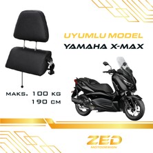 Threeback / Yamaha x Max 250 Uyumlu / Bel ve Sırt Dayama ve Yolcu Yükseltme Sistemi
